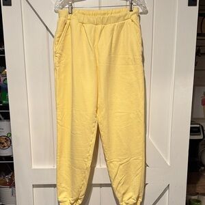 Lemon Yellow Women's Joggers